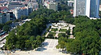 Gezi Park, adjacent to the iconic Taksim Square