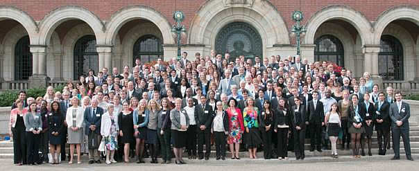 participants of Peace Palace MUN (photo by Vesna Faassen/NVVN2013)